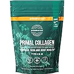 Primal Harvest Collagen Powder for Women or Men Primal Collagen Peptides Powder Type I & III, 10 Oz Collagen Protein Powder for Hair, Skin, Nails (Single, Original)