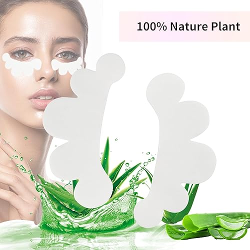 Miniatura 7 de 50 pares de almohadillas de gel para ojos, parches sin pelusa para extensiones de pestañas, kit de herramientas de belleza de máscara de ojos