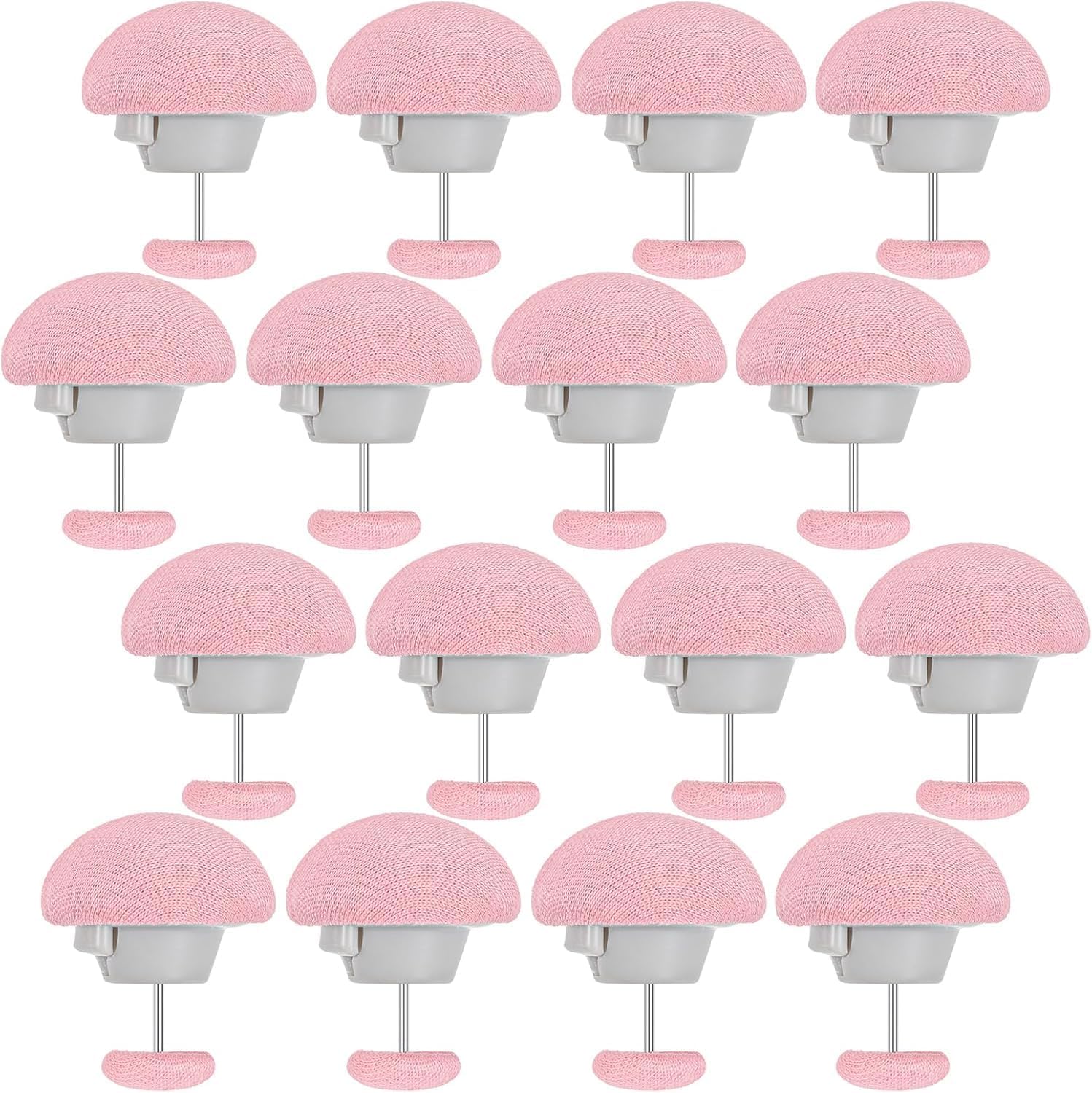 Bed Sheet Clips Mushroom Duvet Cover Pins Holding Clips Non-Slip Cover Fixator Comforter Quilt Anti-Movement Bed Quilt Clamps with One-Key Unlock for Blanket (Mix Pack of) (8, Pink)-image-47