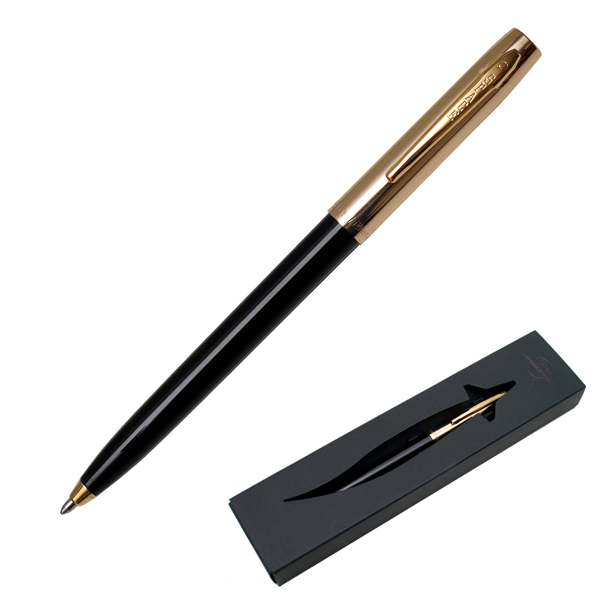 Fisher Space Pen Apollo ボールペン Amazon | Fisher Space Pen APOLLO Cap-o-matic ブラックゴールド
