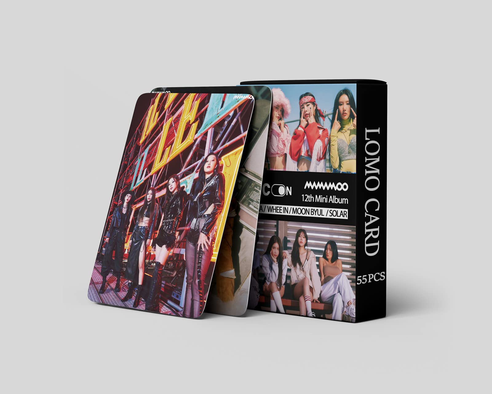 MAMAMOO Photocards 55pcs Mammoo Mic On New Album Cards Mammoo 2022 Mini Lomo Cards Mamapo Photocards Gift for Fans