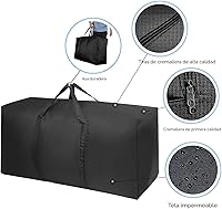 Vista 3 de Bolsas de mudanza extra grandes con cremalleras fuertes y asas de transporte, bolsas de almacenamiento para ropa, suministros de mudanza