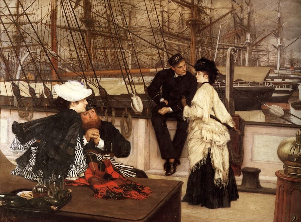 Tableau le Capitaine et le Second grand format pour mur vide