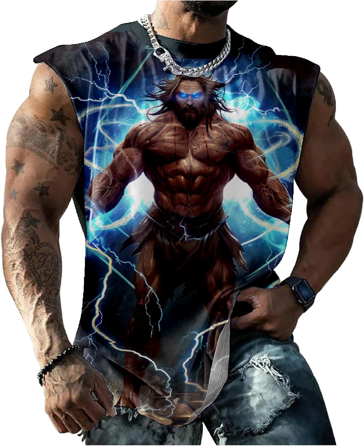 Funny Gym Shirts Summer Sport Fit Leisure Smooth Comfy Oversized T Shirts Sleeveless Work T Shirt Mens Muscle Tank Top