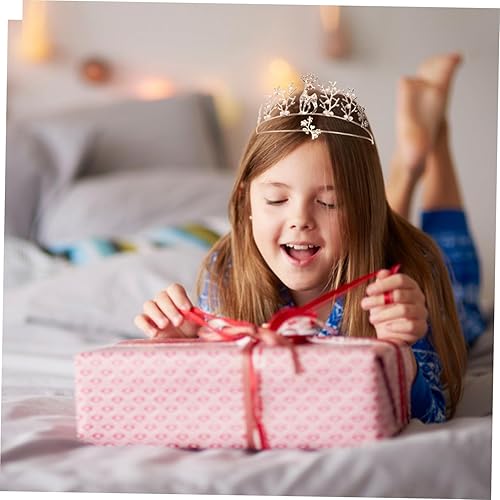 Miniatura 7 de NOLITOY 3 diademas de renos de Navidad para niños, princesa para mujer, tiara de diamantes de imitación de Navidad para joyería de boda, tiara de