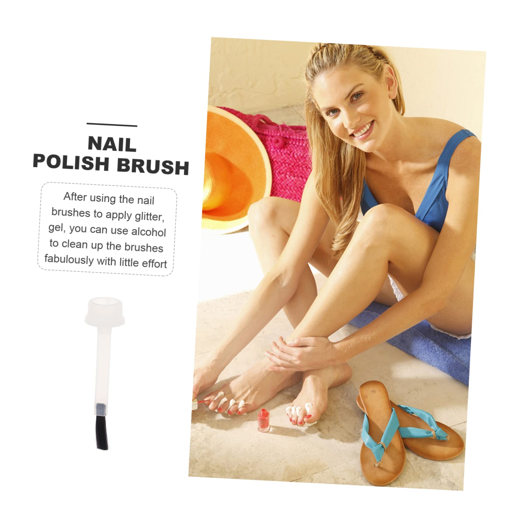200 pezzi Pennelli Ricambio unghie Accessori Manicure Professionali per Nail Gel Testine per per Nail Art Te e Ricostruzione Unghie