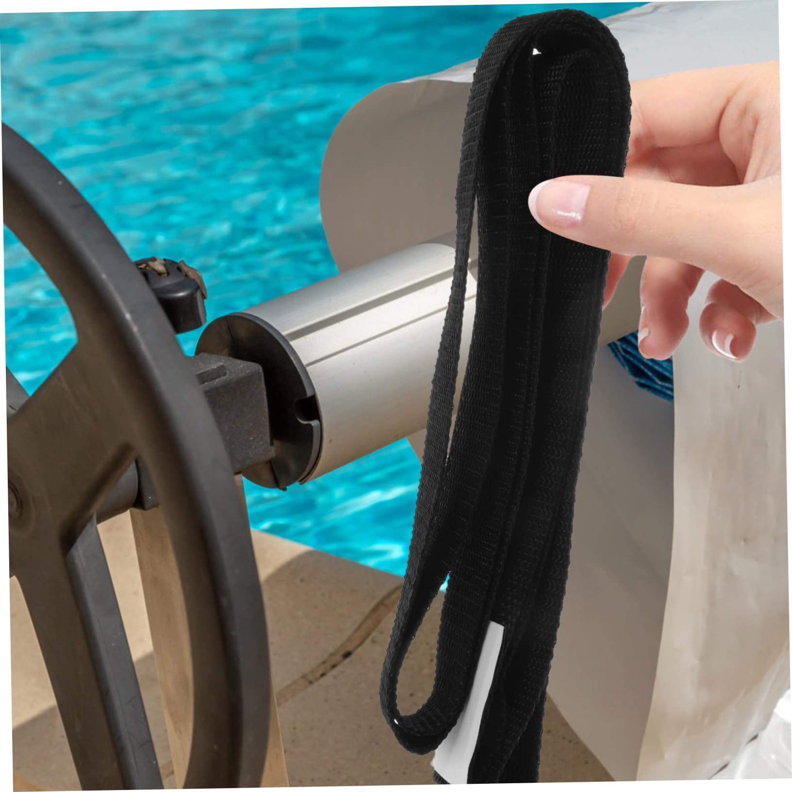 UKCOCO 1 Juego Kit Cubierta de Piscina con Accesorios de Fijación para y Usar y Almacenar Piscina de Escombros