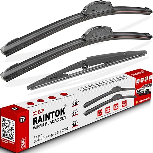 Juego de limpiaparabrisas de repuesto para Dodge Durango 2004 2005 2006 2007 2008 2009 calidad original de fábrica para mi automóvil, 26, 21, 14