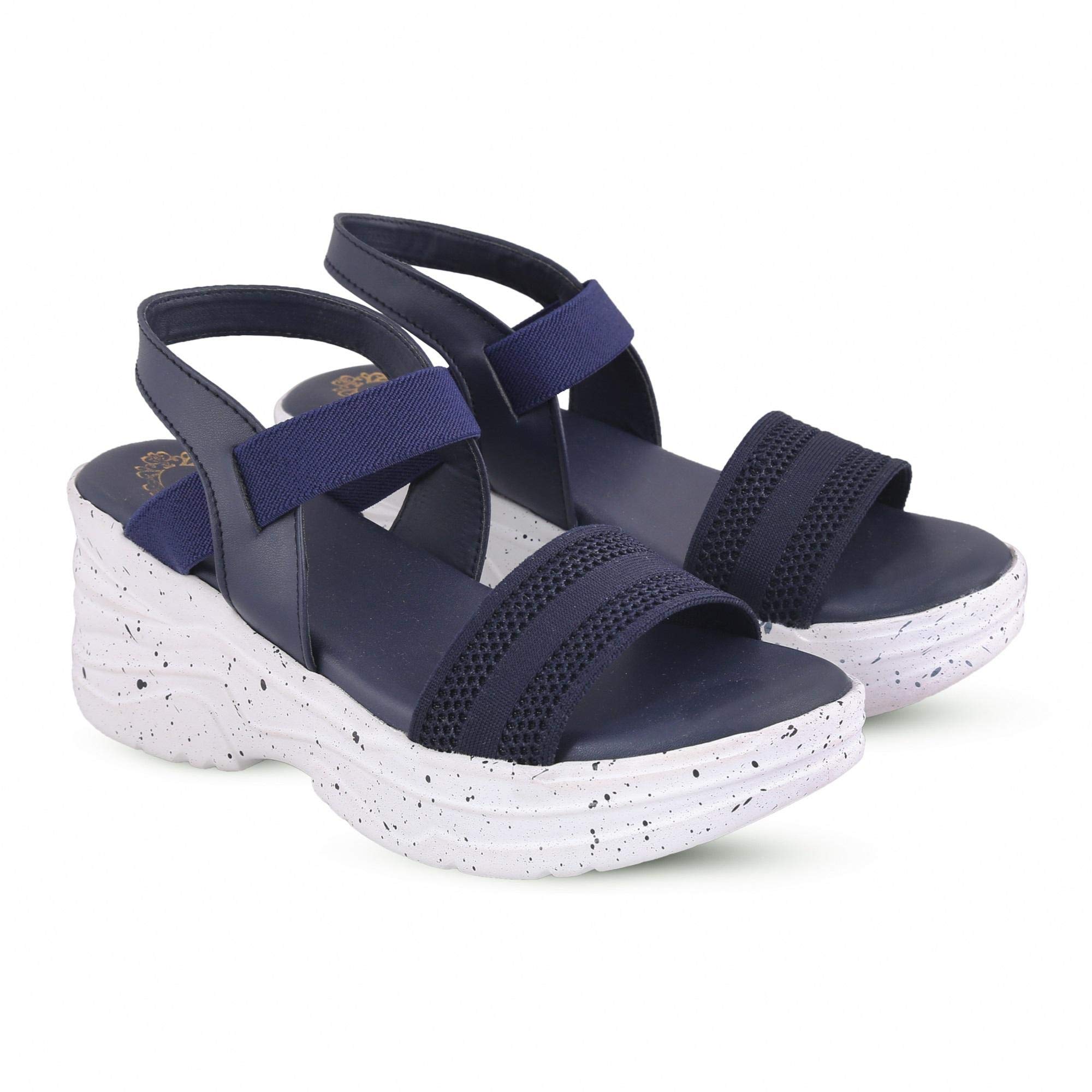 madam glorious womens chunky kintted comfy wedges sandals for womens, comfy casual wedges sandals (B091JDNX3F) Amazon Price History, Amazon Price Tracker