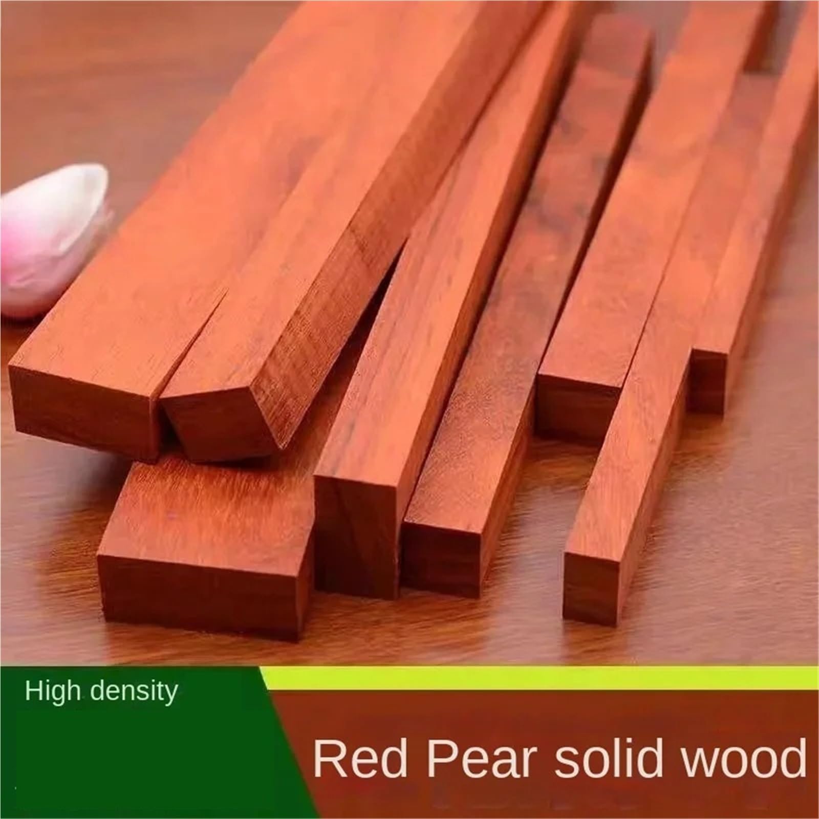 Palos Madera Manualidades Tiras largas de Palisandro Rojo, Madera Dura, Tiras cuadradas, modelismo Artesanal, Tallado(40x4x4cm)