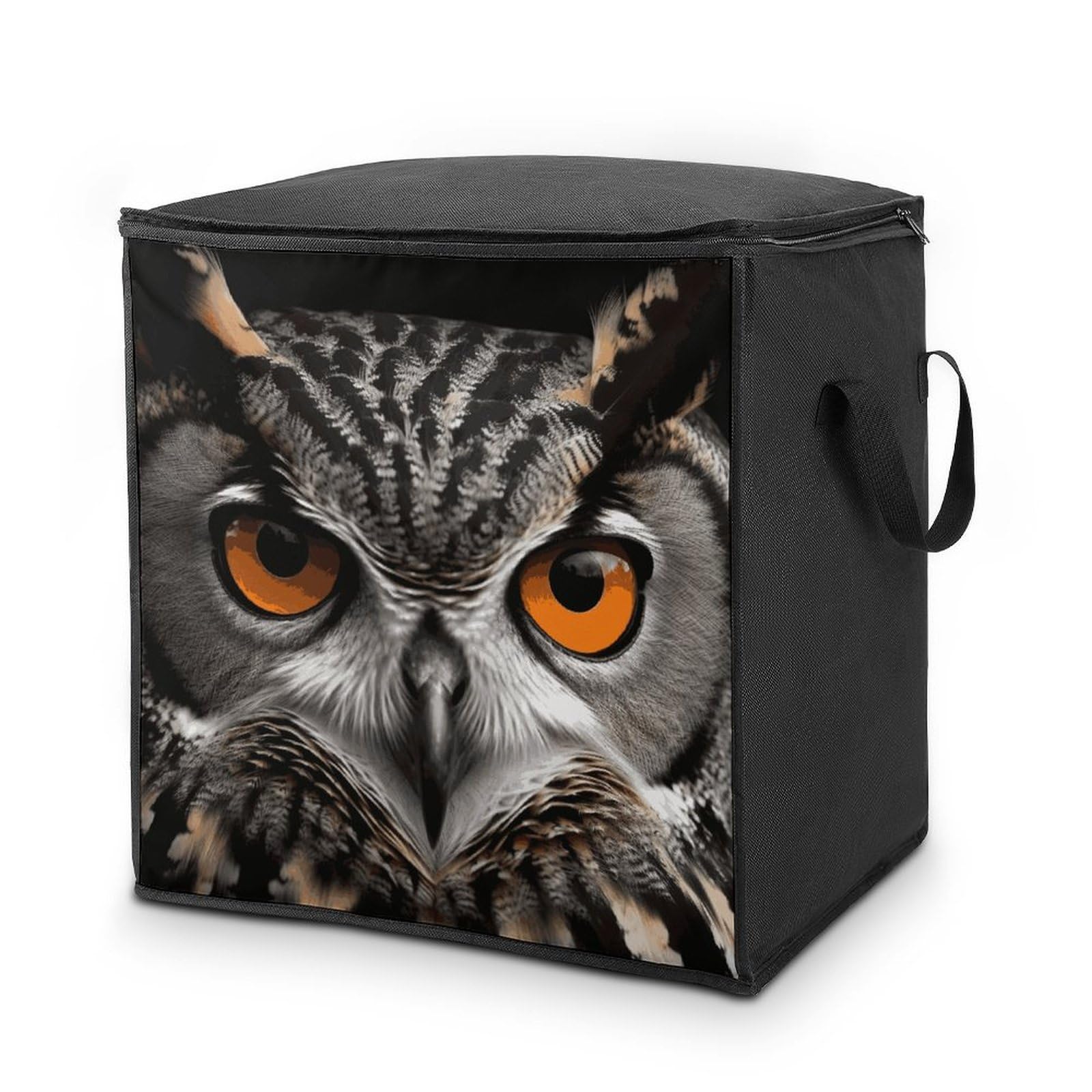 Sac de rangement placards et dressing motif hibou pour linge et chambre