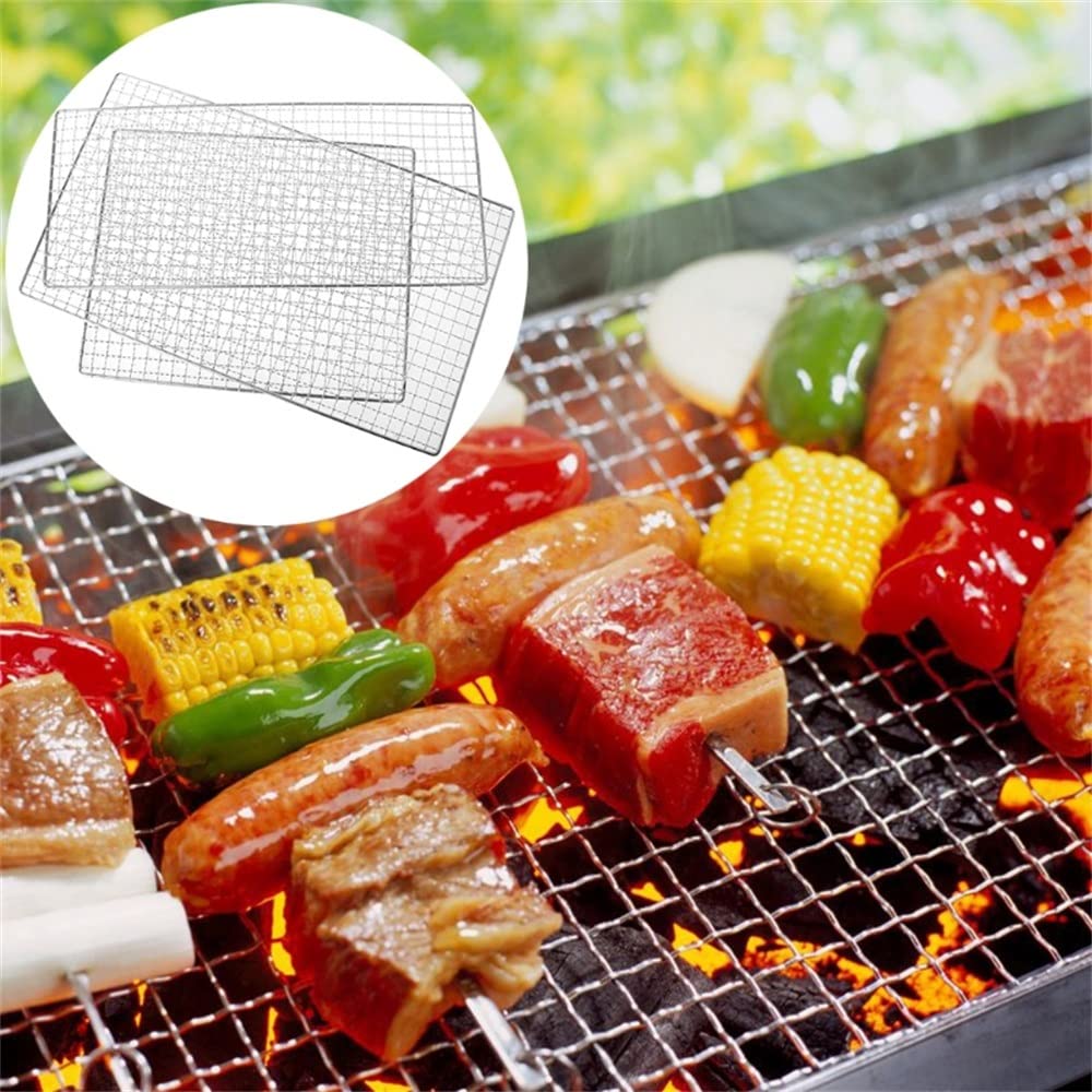 Barbecue Skewer Reusable Grill Sticks Bbq Fork Bbq Utensil Kitchen Outdoor Camping Accessories(32 * 26cm)