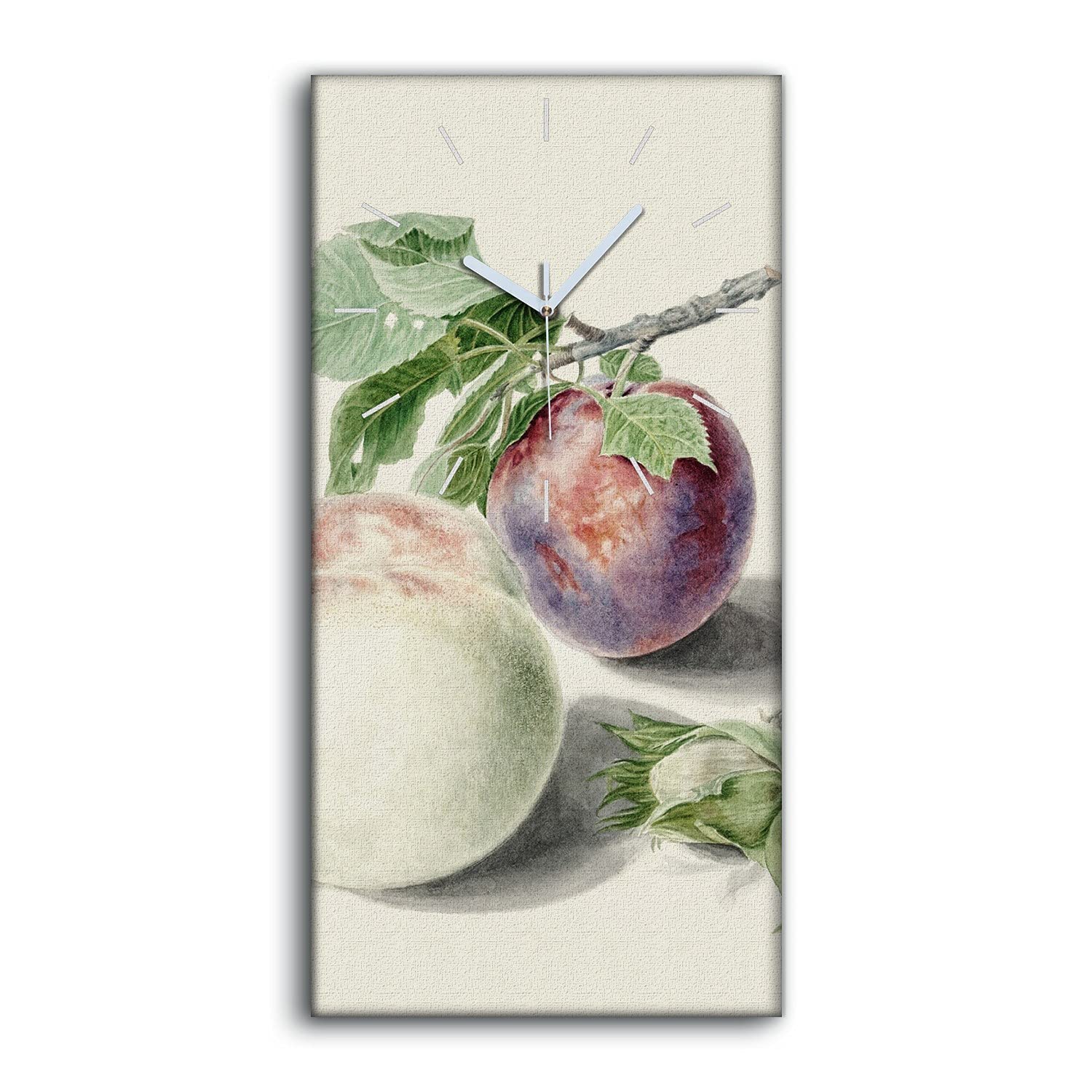 Horloge sur Toile Silencieuse sans Tic-Tac pour Dormir Grand Format 30x60