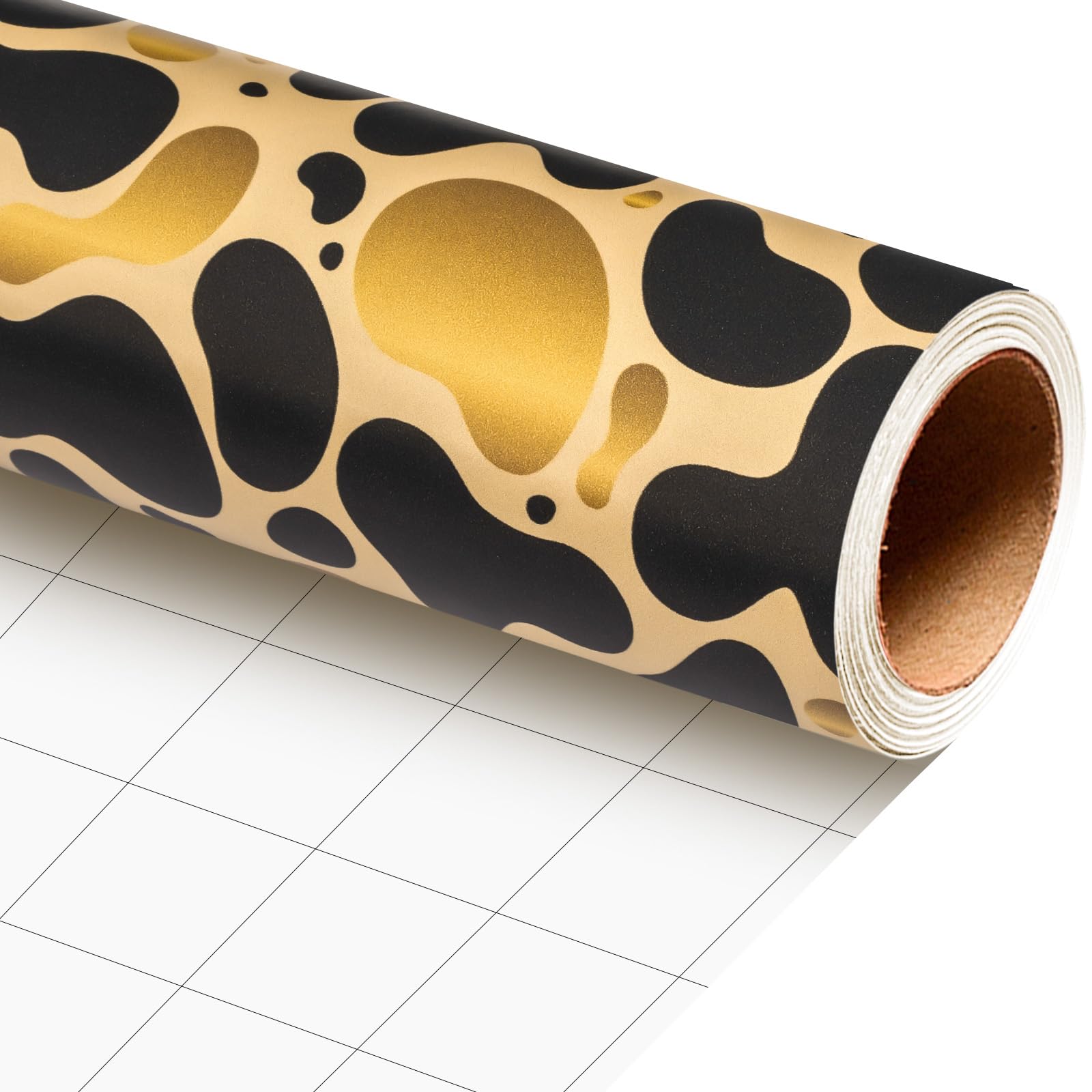 MAYPLUSS Leopard Wrapping Paper Roll, 17 IN X 16.5 FT Girl Gift Wrap Paper โ image 1