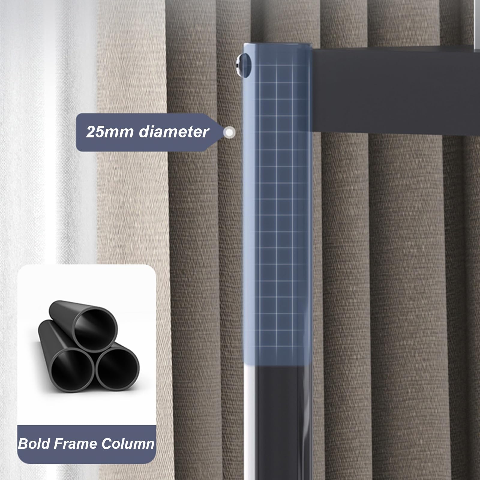 Soporte metálico para Impresora con Ruedas, Carrito de Almacenamiento de 3 Niveles Que Ahorra Espacio, con estantes rodantes para escáner y Prensa térmica | Mesa Multiusos para el