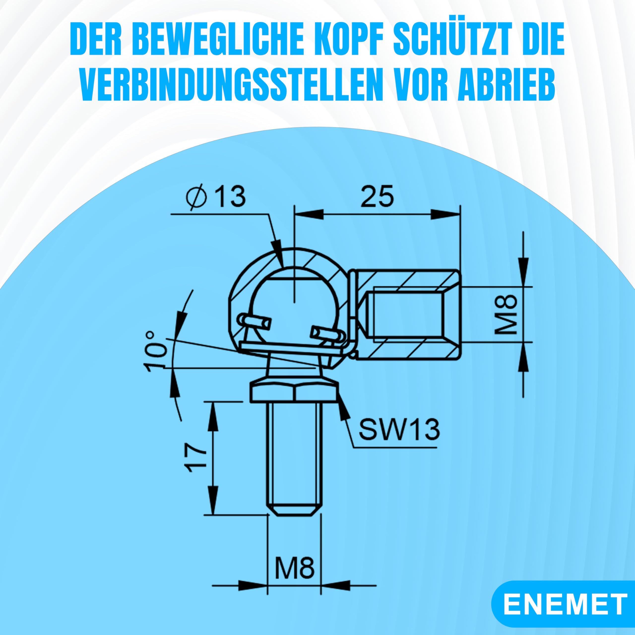 Universal Gasdruckfeder für Türen, Autos & Schränke | Dämpfer gegen Knallende Türen, Stabiler Stoßdämpfer, Softclose Nachrüsten | Motorhaubendämpfer & Kofferraumdämpfer, Gasdruckdämpfer (850 MM 400N)