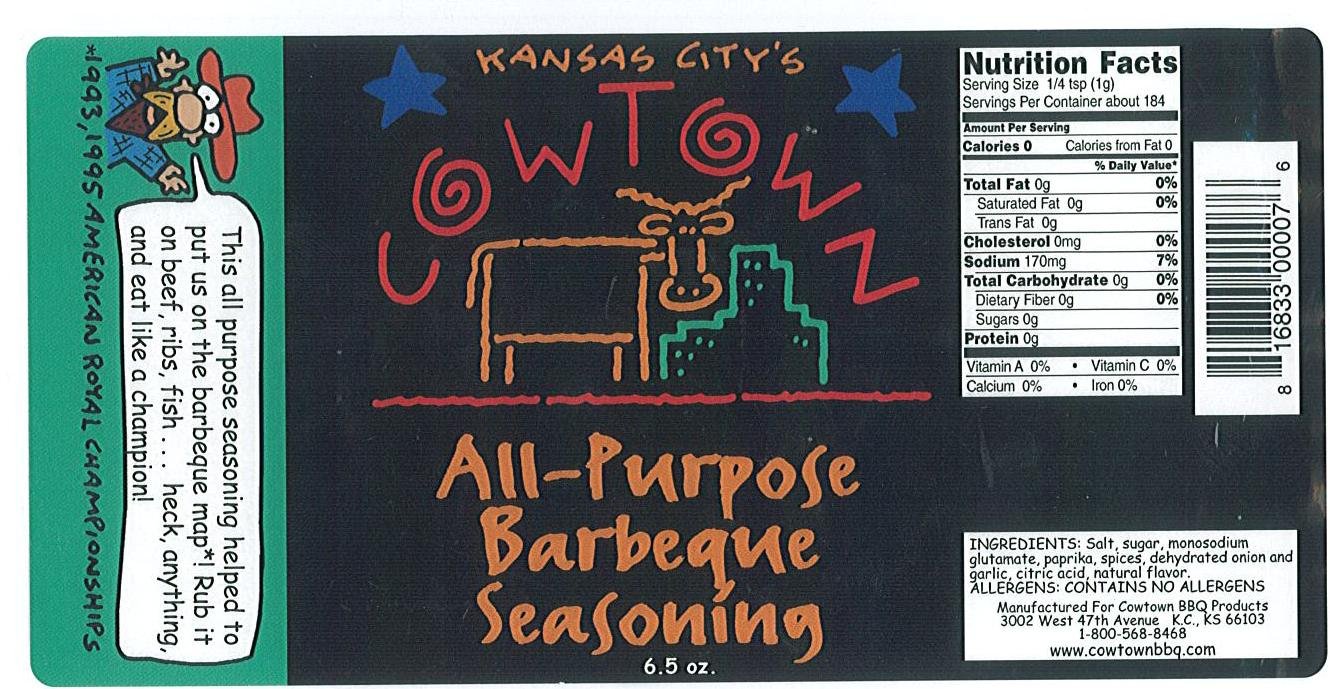 Cowtown BBQ Seasoning Trio- 3 pack (3 different seasonings)