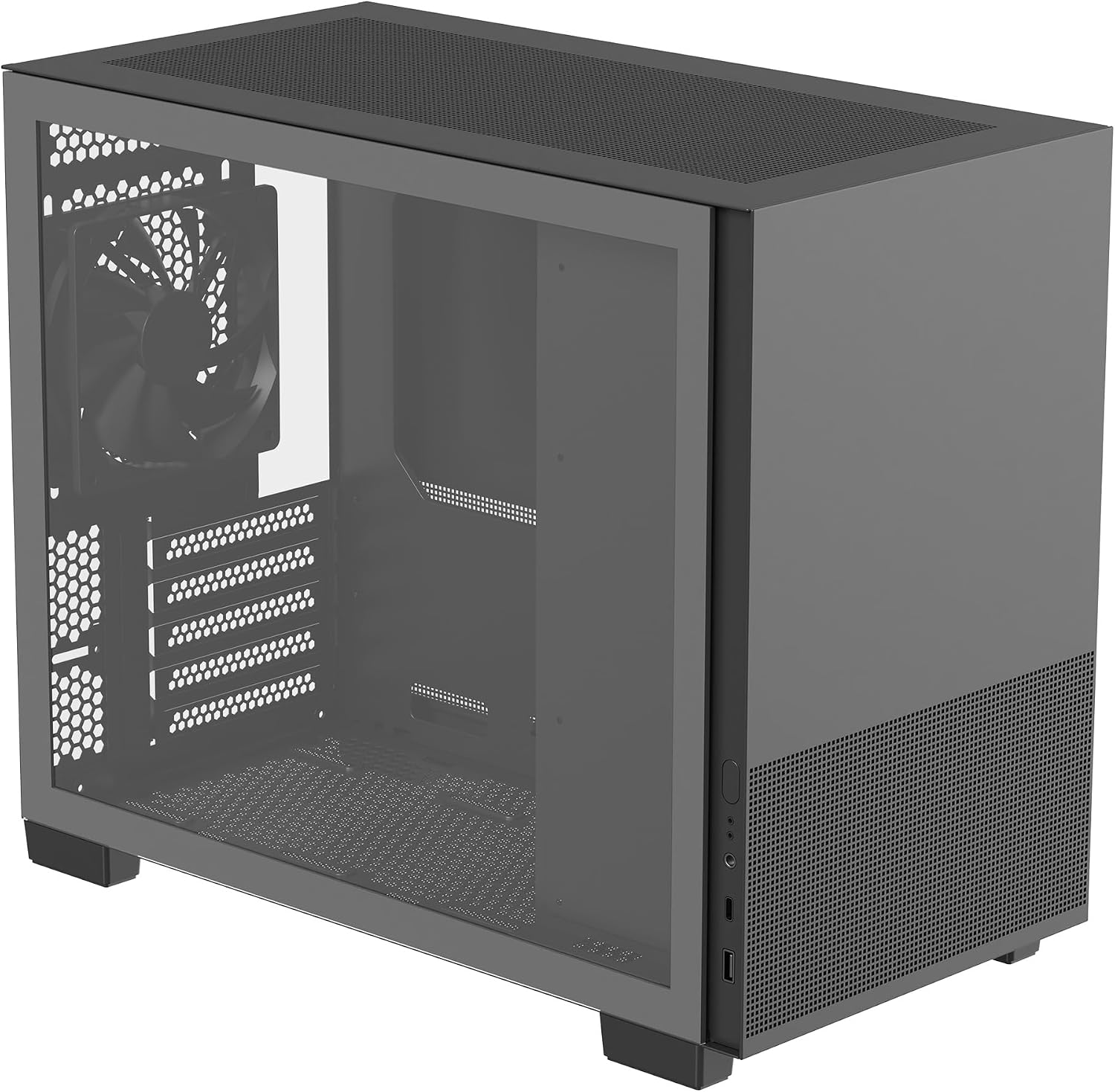 Rosewill Micro ATX Mini Tower PC Case with Pre-Installed 80+ Gold 650W ATX 3.1 Power Supply | 360mm Radiator Support | 1 x USB 3.0 | 1 x USB Type-C | 1 x 120mm PWM Rear Fan | FBM-Z1-650