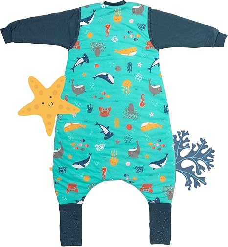 schlummersack Biologische babyslaapzak met voetjes, zomer, 1 TOG, 70 cm