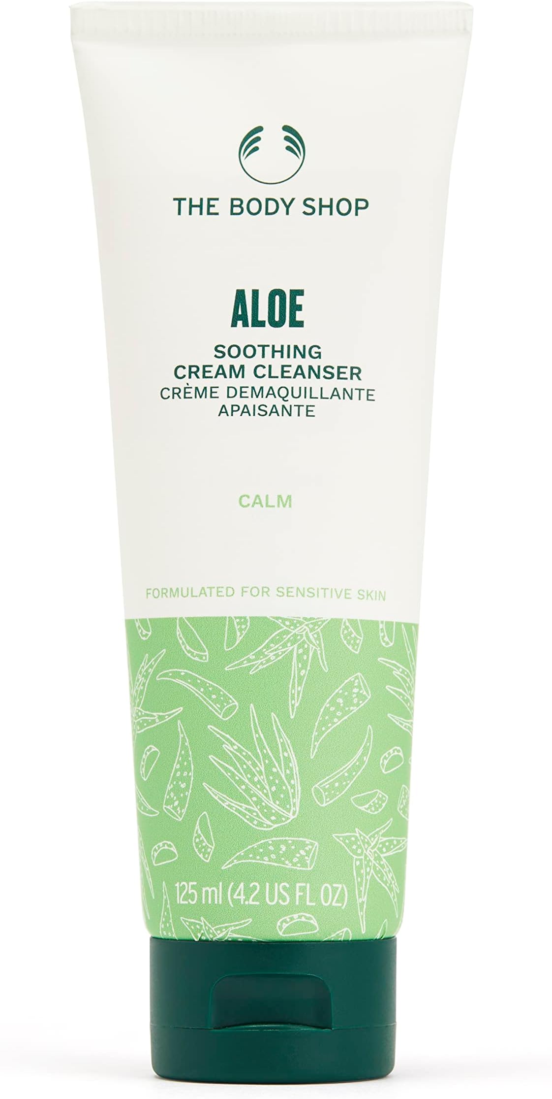 The Body Shop Vegan Aloe Soothing Cleansing Cream for Sensitive Skin 125 ML