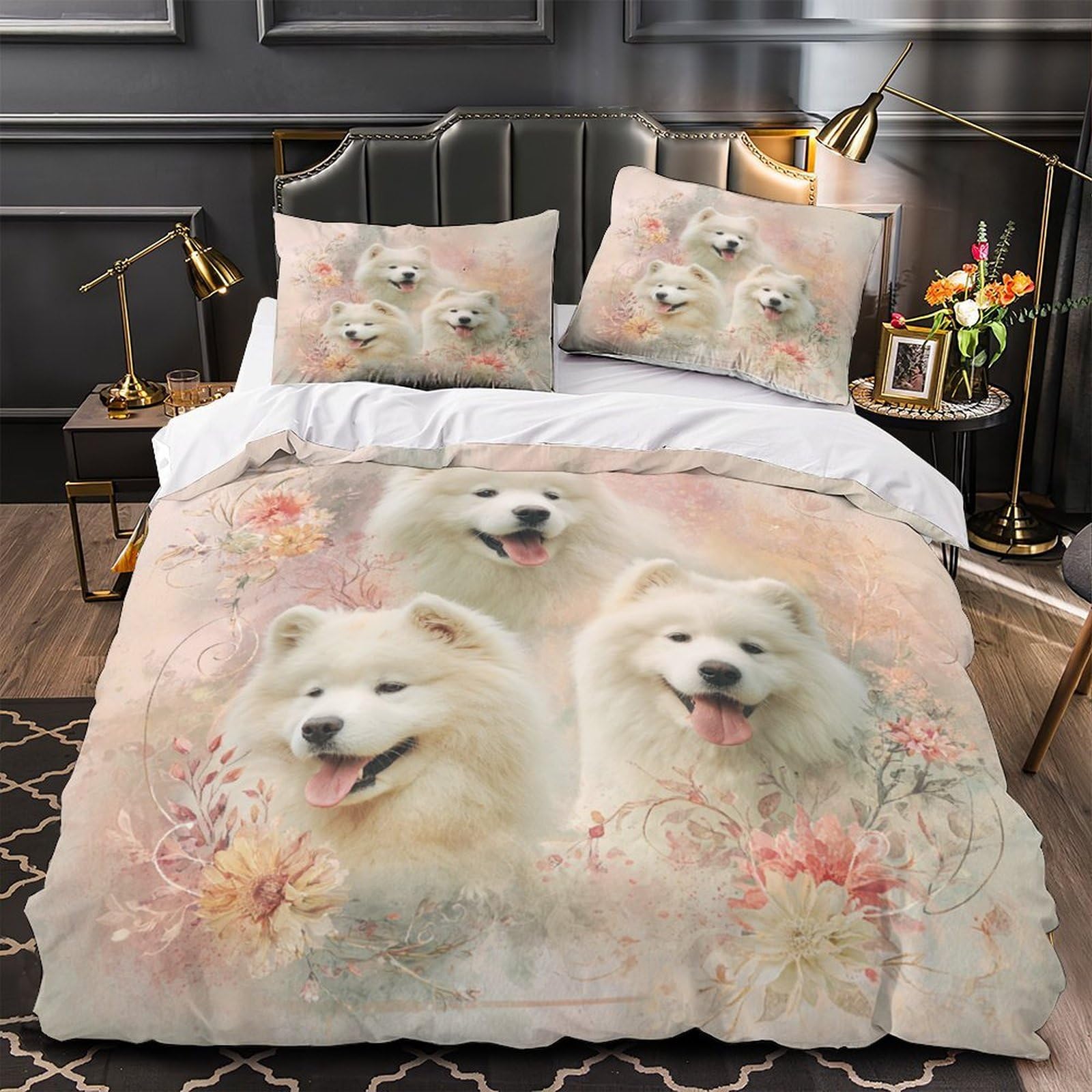 Housse de couette voilier dans la tempête parure lit double 200x200 3D