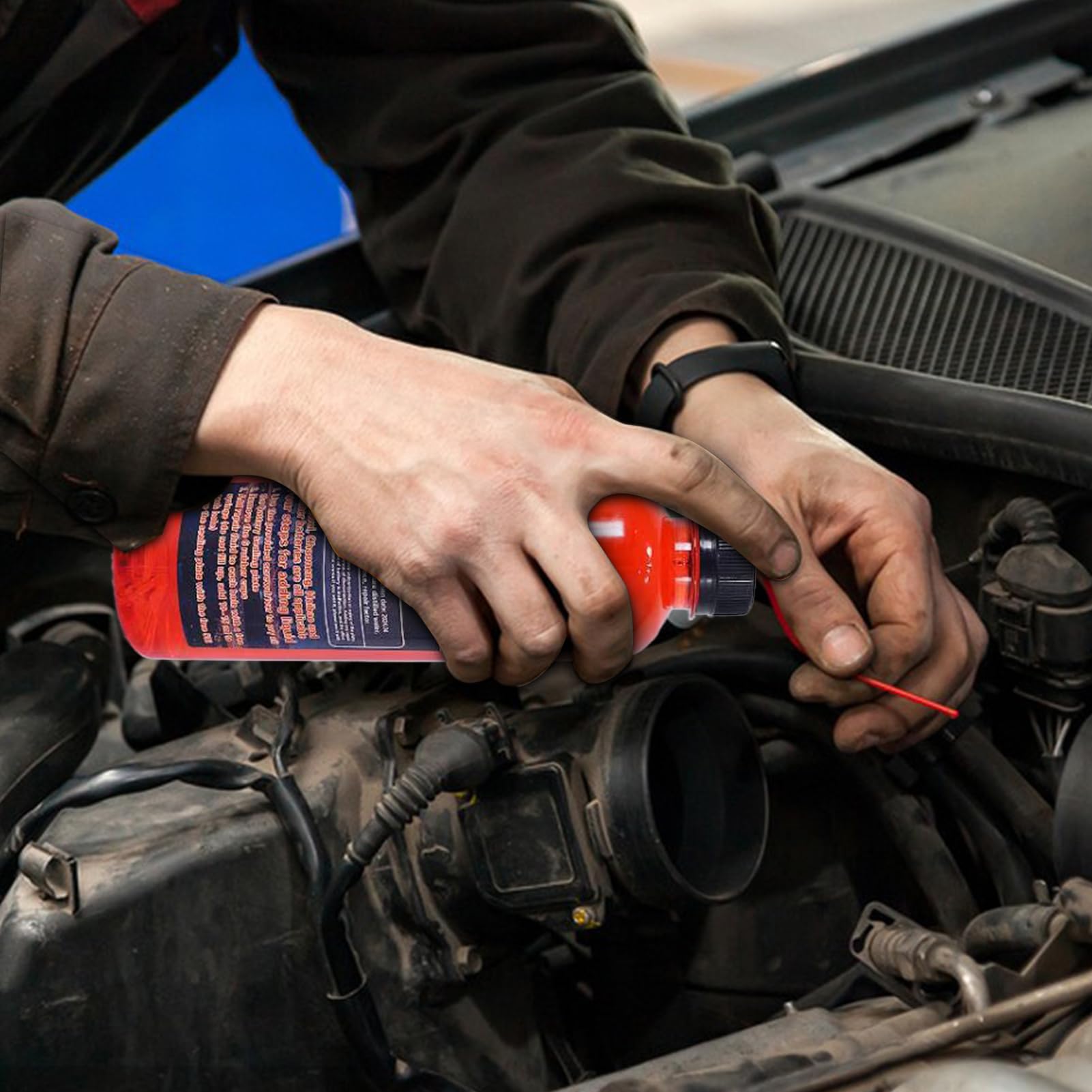 Aditivo per batteria per auto - liquido di riparazione della batteria da 500 ml premium per ripristino a livello di acido, efficienza di ricarica potenziata con facile applicazione, strumento di manut