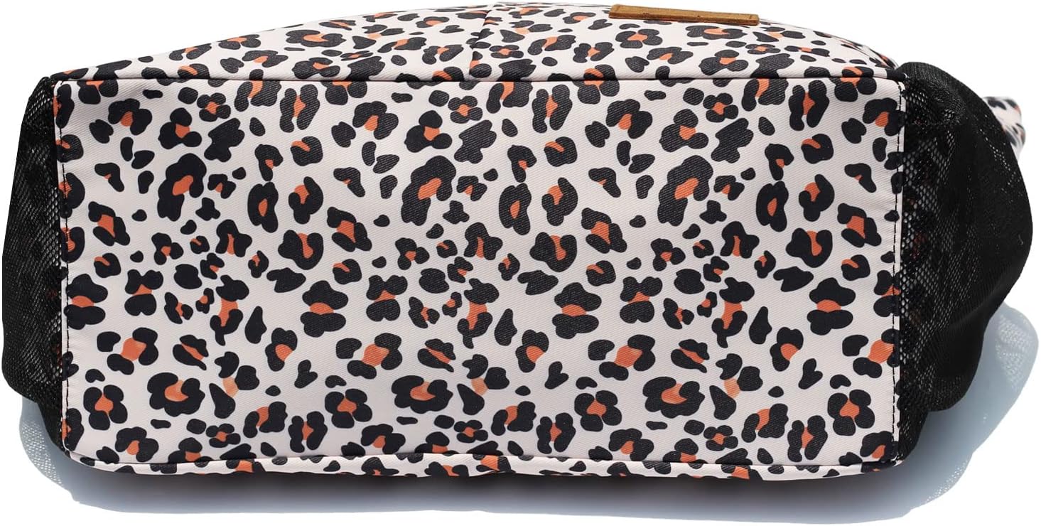 ESVAN Original Floral Tote Bag Large Shoulder Bag with Multi Pockets for Gym Travel Beach Daily Bags - Image 7