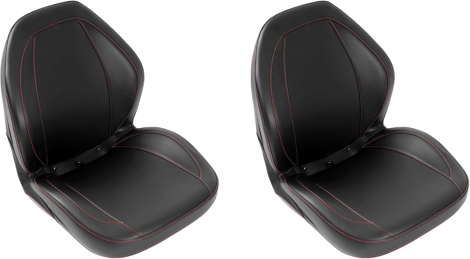 Seat Replacement Compatible with Yamaha Rhino 700 660 450 Series Plastic Black UTV Bucket Seats Pair Replacement for 5UG-F4710-00-00