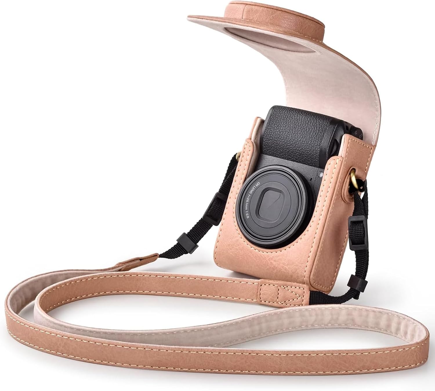 Rieibi Ricoh GR/Ricoh GR III/Ricoh GR II/Sony RX100 /RX100II/RX100 III/RX100 IV/RX100 V/RX100 VI/RX100 VII Dedicated Camera Case Camera Bag Lightweight Portable Convenient Fall Protection with