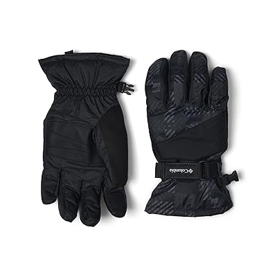Columbia Kids Coretm III Printed Gloves (Little Kid/Big Kid) Extreme Cold Weather Gloves Black Warp Plaid/Black