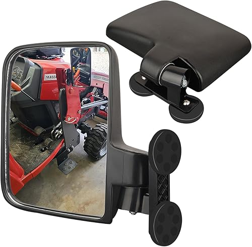MUTUACTOR Espejos universales para carrito de golf, 1 par de espejos retrovisores magnéticos para carrito de golf, sin perforaciones, accesorios
