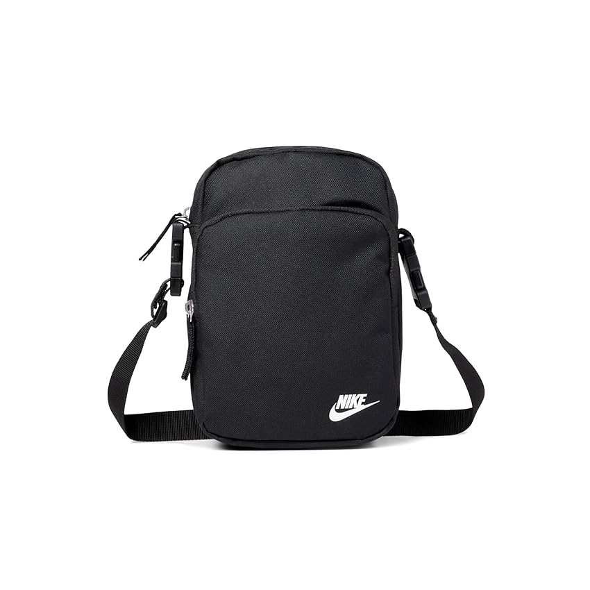 Nike Nk Heritage Crossbody - Fa21, Borsa Sportiva Unisex Adulto, Black/Black/White, Taglia unica