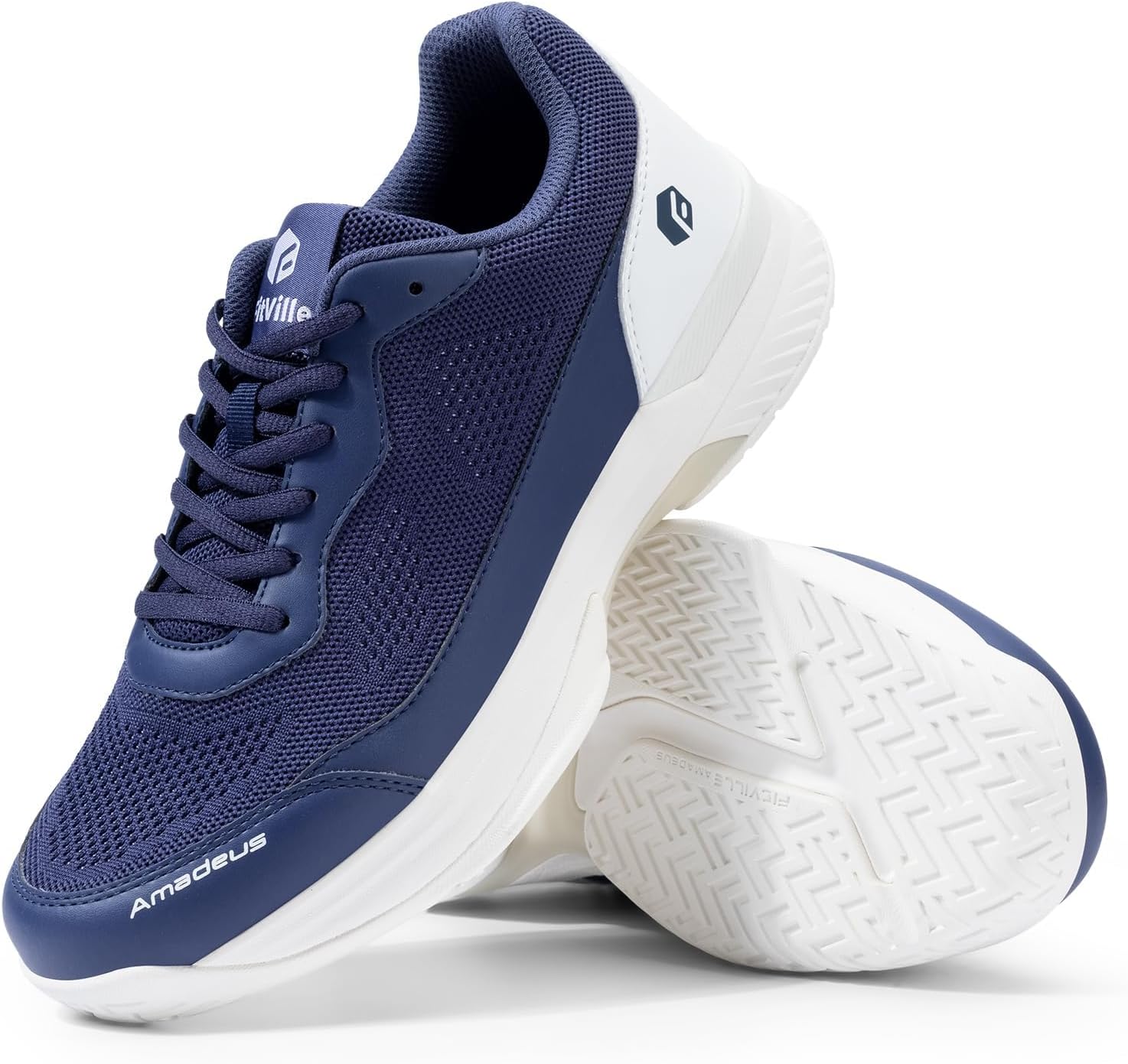 FitVille Wide Pickleball Shoes for Men Tennis Shoes Sneakers for All Court Racquetball Athletic Shoes for Racquet Sport | Arch Support & Wide Toe Box - Image 9