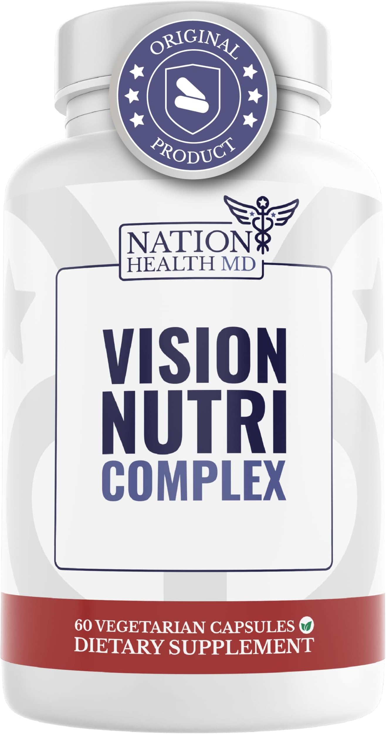 - Vision Nutri Complex - Eye Vitamins with Lutein, Bilberry - Eye and Vision Health for Men & Women - 60 Capsules