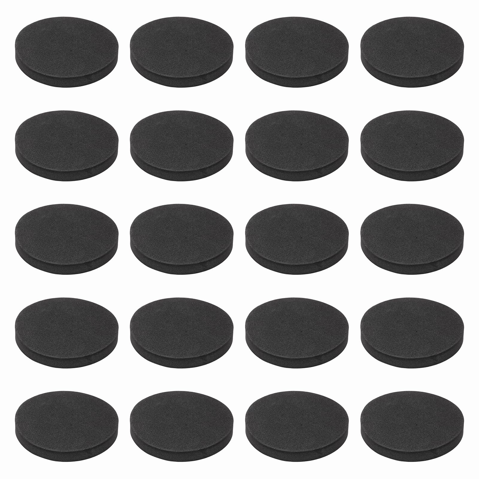 Almohadillas de aislamiento de altavoz negras de espuma de 55mm 6