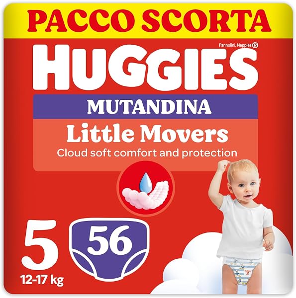 Offerta -45%: Huggies Little Movers Mutandina a soli 14,19€!