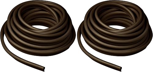 Miniatura 10 de Frost King V18BH Junta de vinilo tubular, 12 pulgadas de ancho x 14 pulgadas de grosor x 17 pies de largo, marrón, 12 pulgadas x 14 pulgadas x 17