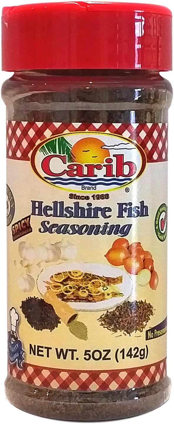 Carib Hellshire Fish Seasoning 5 Oz Meat Seasonings