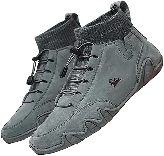 Honhoha Explorer-Schuhe Herren,Atmungsaktive Magic Sticker Unisex Outdoor-Schuhe | rutschfeste High-Top-Freizeit-Sneaker für Herren zum Wandern