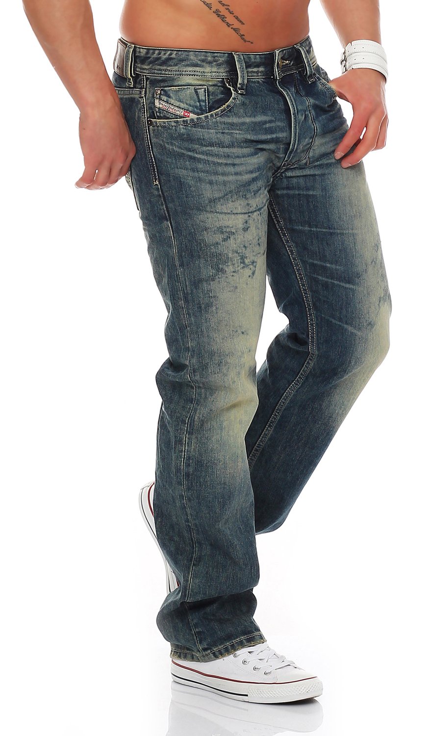 Diesel Men's Larkee Regular Straight-Leg Jean 0828D,