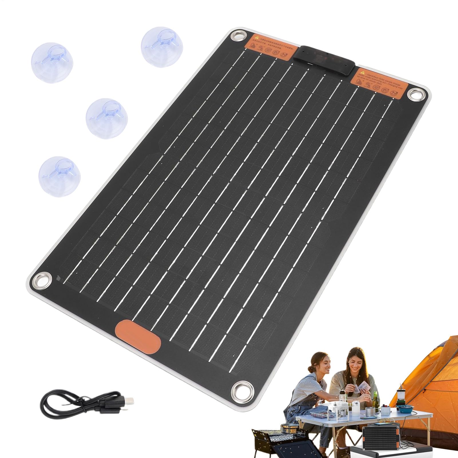 Chargeur Solaire Recharge Extérieure Multi-Appareils Étanche