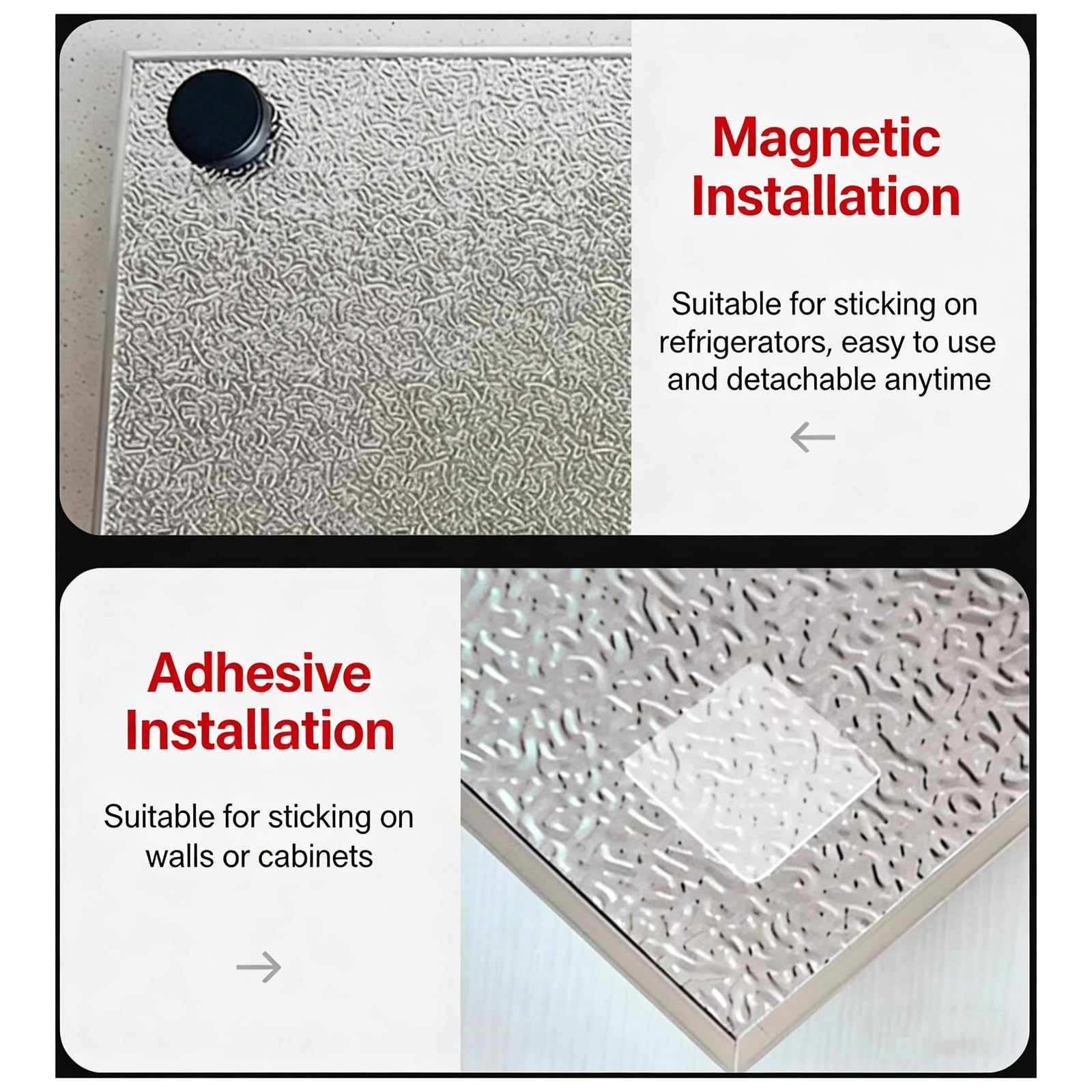 Écran Thermique magnétique pour réfrigérateur, Panneau Isolant en Aluminium ignifugé, Protection Haute température pour crédence de Cuisine, écran Anti-Huile pour Four et Chauffe-Eau (71 x 6