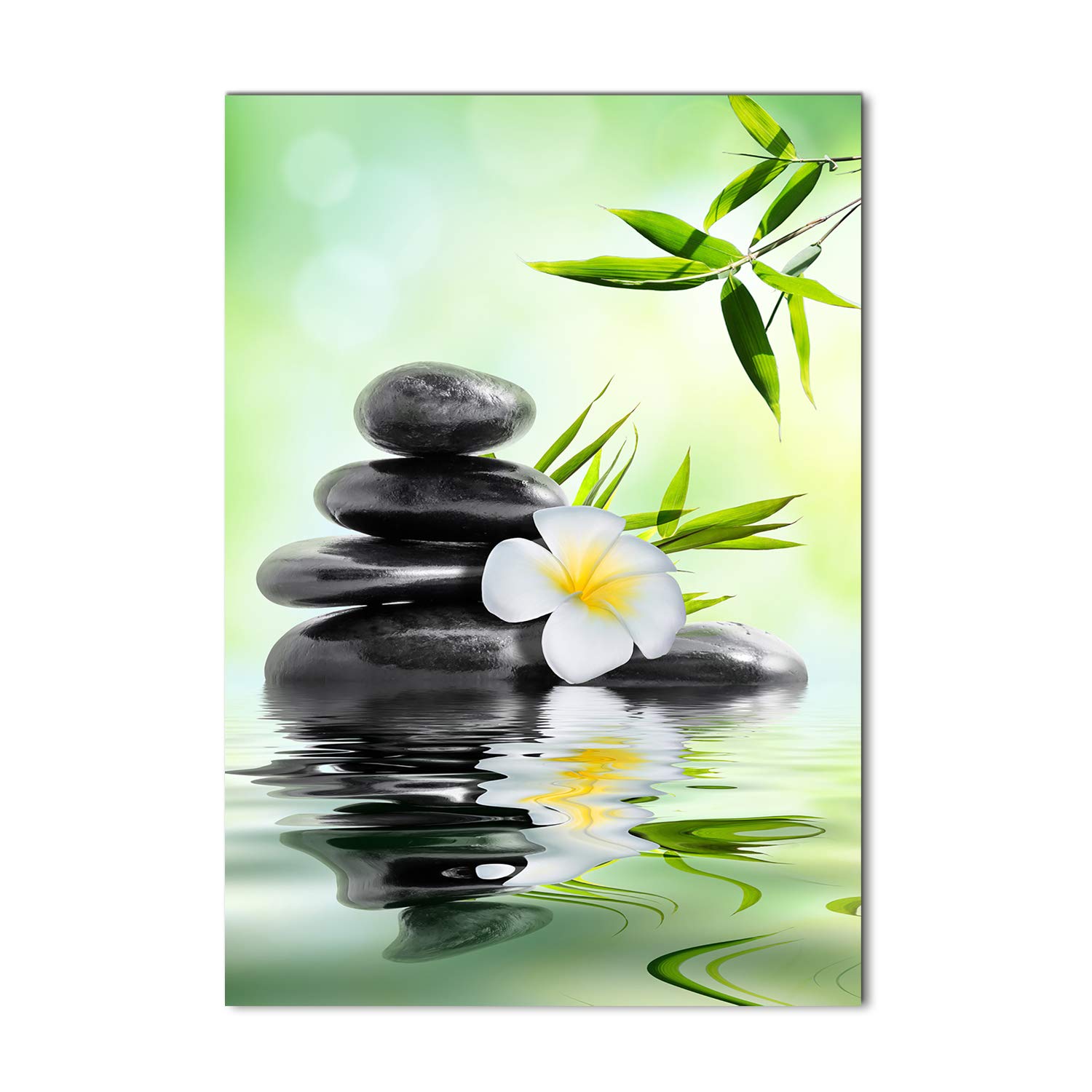 Image sur verre acrylique incassable Tulup déco murale grand format bambou 70x100