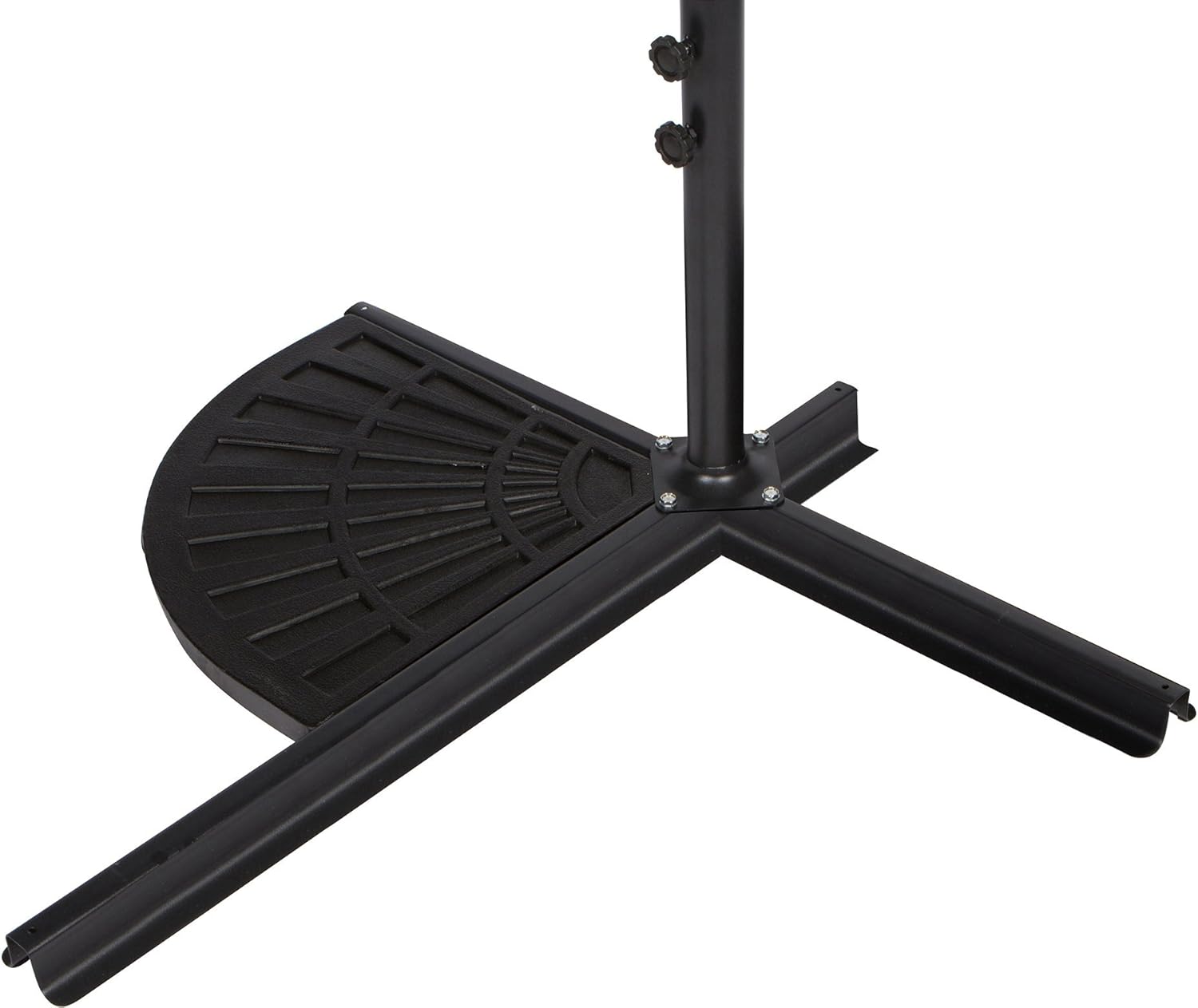 Trademark Innovations Resin Offset Umbrella Base Weight, 30lbs, Black