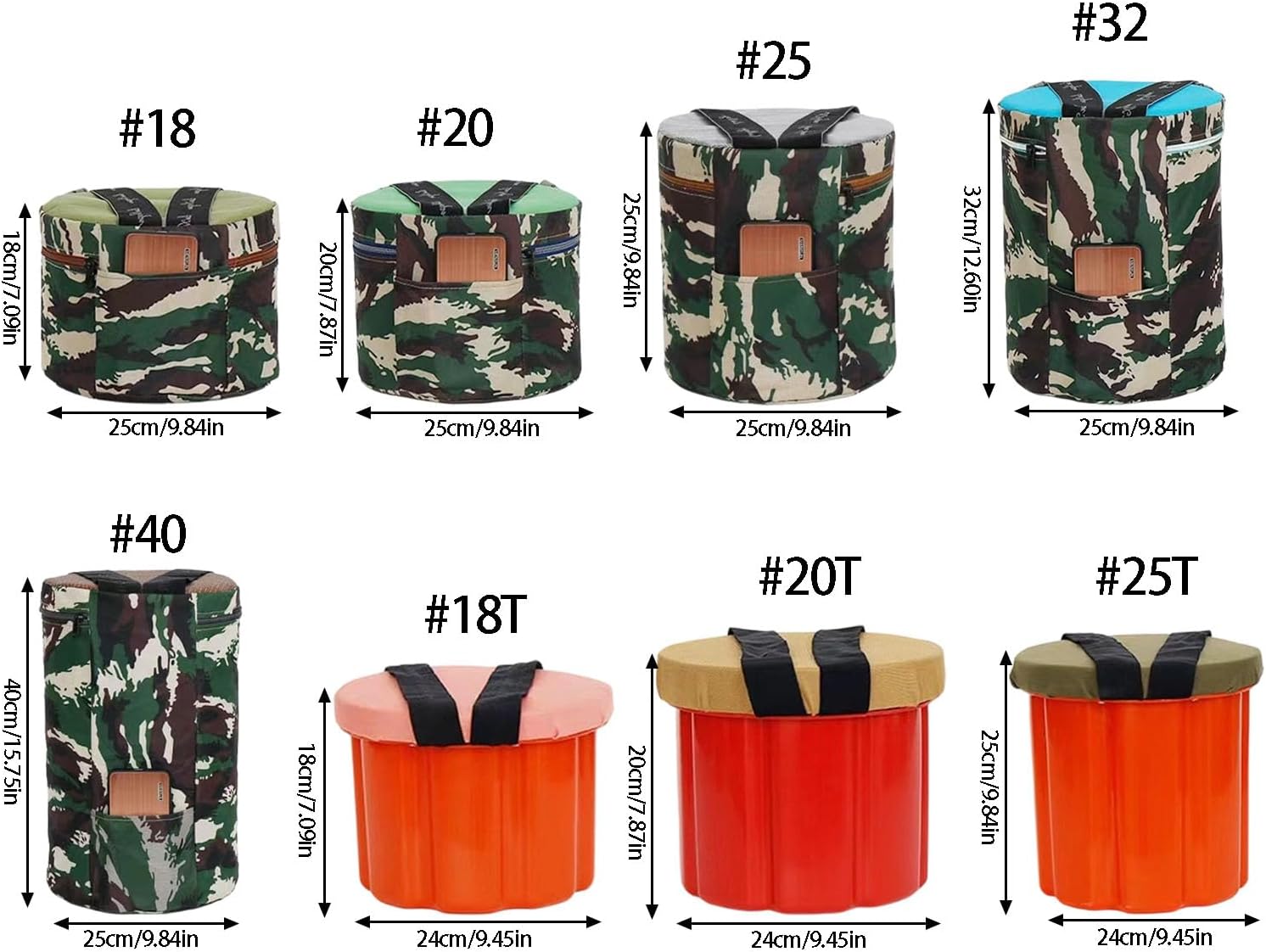 Foam Garden Stool with Carry Strap, Nonslip Portable Outdoor Seat, Style C