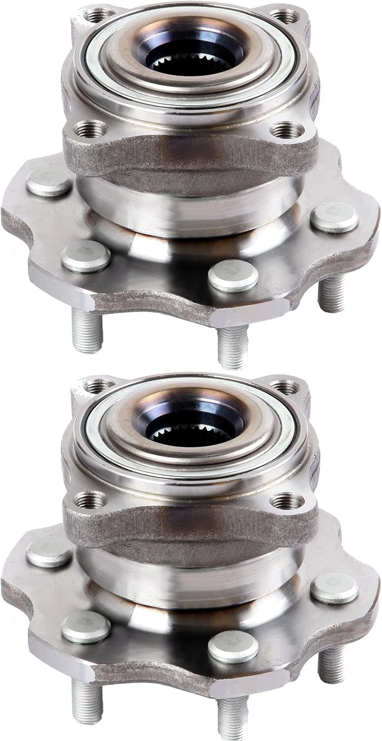 541003 Rear Wheel Bearing and Hub Assembly compatible with 2005-2009 For Nissan Pathfinder 6 Lugs Non ABS