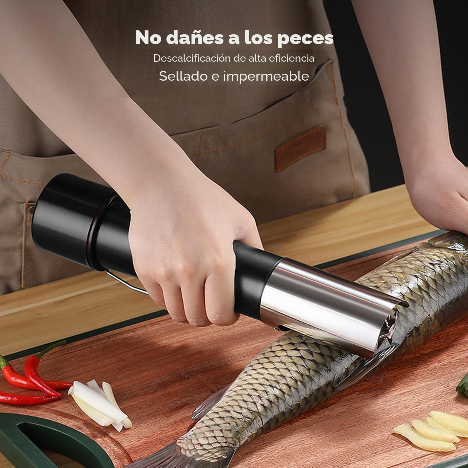 Juego de Escamador de Pescado Eléctrico Escamador de Pescado Escamas de Pescado Potentes Automáticas Removedor de Raspador Herramienta de Limpieza de Mariscos para el Hogar