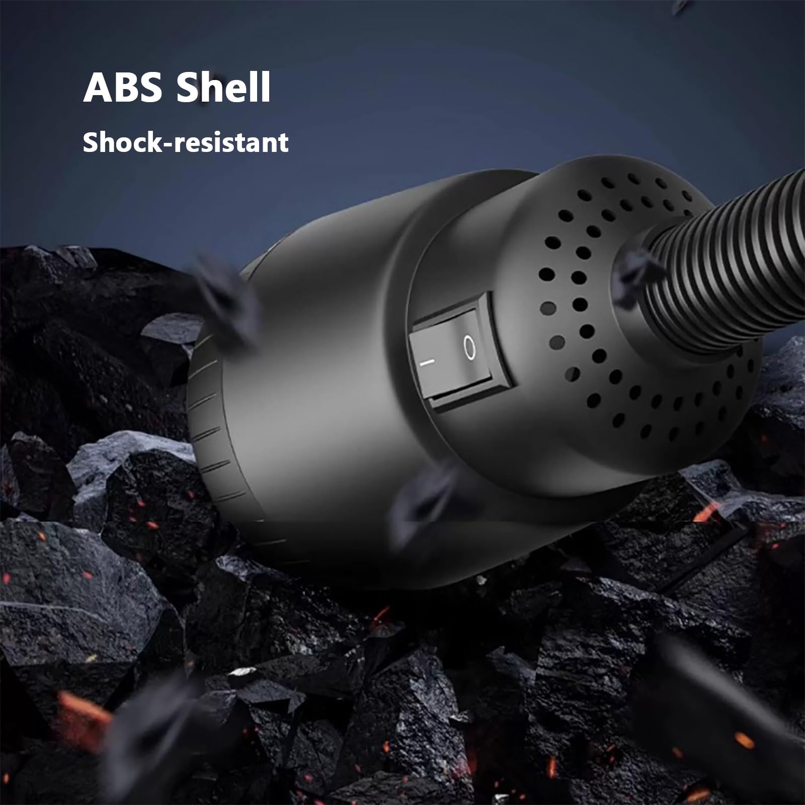 Przemysłowa lampa maszynowa, obracany o 360° wąż metalowy | Łatwy w obsłudze, do tokarek, stołów warsztatowych i obrabiarek (5 W, 110-220 V)