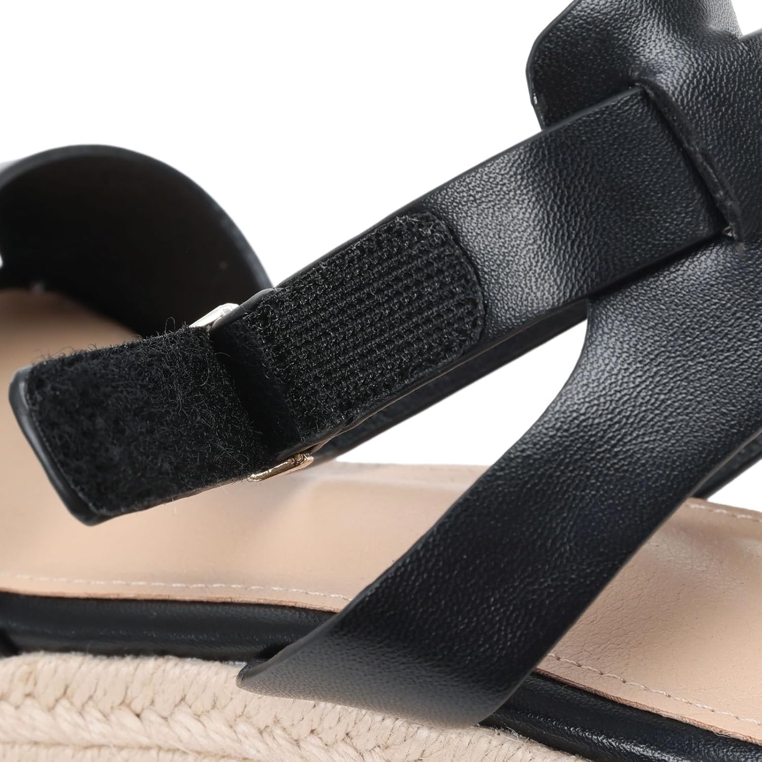 Wedge Sandals for Women Espadrille Platform Wedge Heels Adjustable Strap Braided Sandal Summer Open Toe Vacation Slip-On Sandals Bohemia Beach Comfortable Dressy Shoes - Image 2
