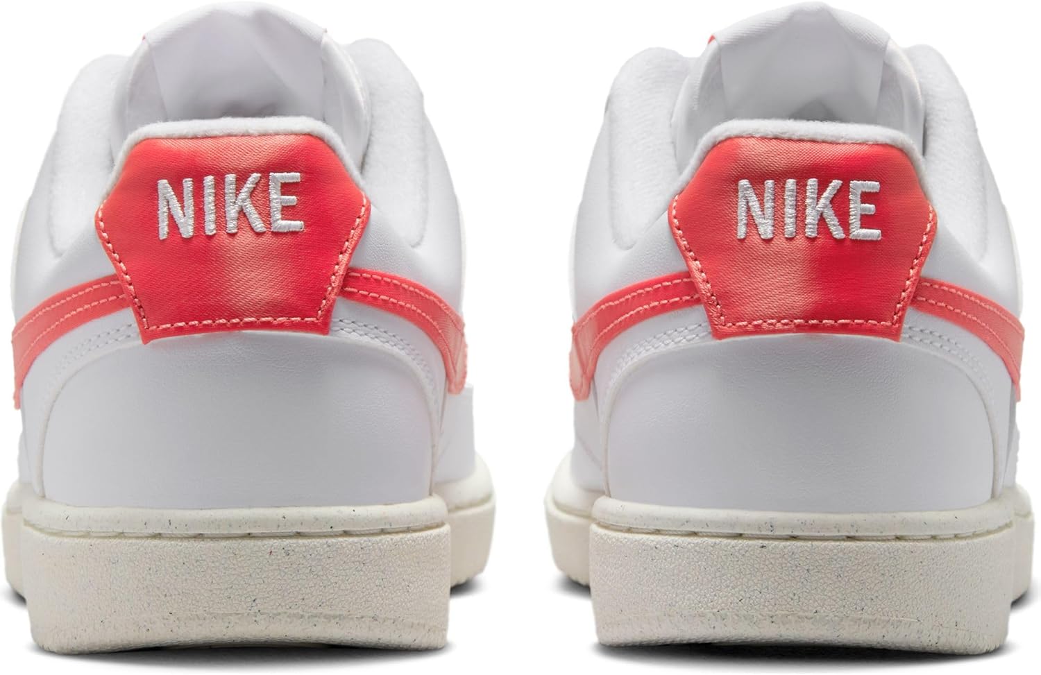 Nike Court Vision Low Next Nature Women's Shoes (White/Sail/Magic Ember, US Footwear Size System, Adult, Women, Numeric, Medium, 11)